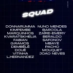 巴黎客战圣埃蒂安名单:登贝莱、K77在列,阿什拉夫、李刚仁缺席-足球赛程-足球比分-足球交流论坛