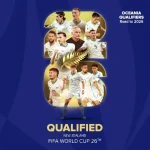 新西兰直通2026年世界杯 FIFA排名只比国足高1位-足球赛程-足球比分-足球交流论坛